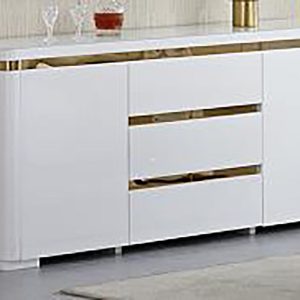 Angelica   Server Gloss White & Gold